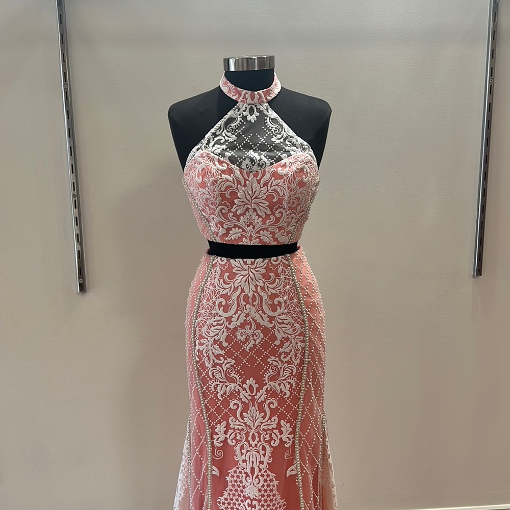 Rachel Allan 7003 two piece prom dress